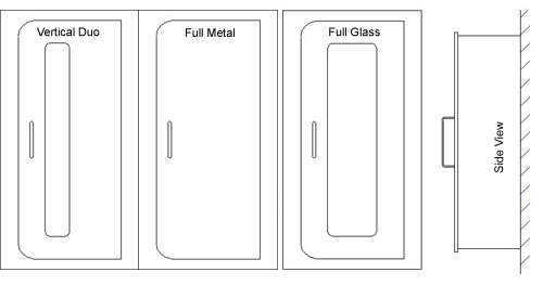 Safeguard Series Fully Recessed Fire Extinguisher Cabinets