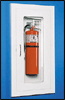 Apex Series Semi Recessed Bubble Fire Extinguisher Cabinet