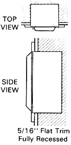 Larsen's Vista Series Fully Recessed Fire Extinguisher Cabinet