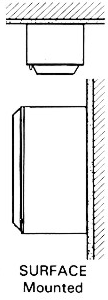 Larsen's Vista Series Surface Mounted Fire Extinguisher Cabinet