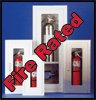 Safeguard Series Fire Rated Semi Recessed Fire Extinguisher Cabinet