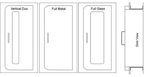 Elite Series Semi Recessed Fire Extinguisher Cabinets