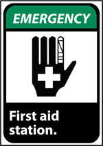 First Aid Kit Sign