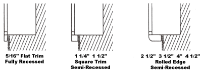 Larsen S Architectural Series Semi Recessed Fire Extinguisher Cabinets