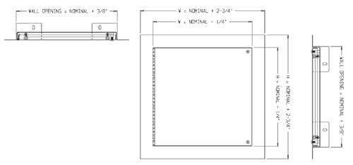 Airtight / Watertight Access Door