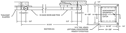 DSC-214SM Access Door