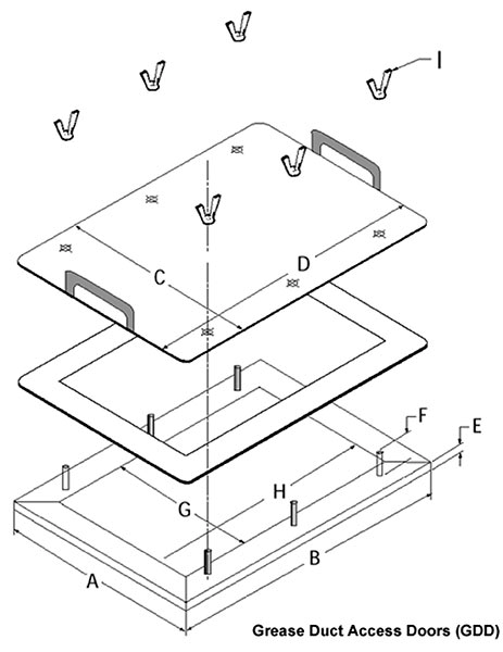 Self Stick Duct Access Door