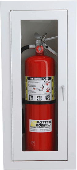 Fully Recessed Fire Extinguisher Cabinets