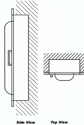 Larsen's Cameo Series Fully Recessed Fire Extinguisher Cabinet