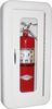 Semi Recessed Plastic Fire Extinguisher Cabinet