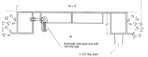 Acudor Aluminum Floor Door