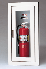Larsen's Architectural Series Semi Recessed Fire Extinguisher ...