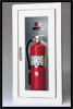 Larsen's Architectural Semi Recessed Fire Extinguisher Cabinet