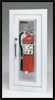 Larsens's Cameo Series Surface Mounted Bubble Fire Extinguisher Cabinet