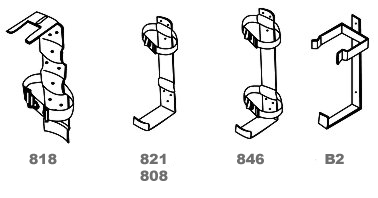 Larsen's Fire Extinguisher Brackets