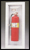 Larsens's Vista Series Fully Recessed Bubble Fire Extinguisher Cabinet