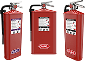 Oval Fire Extinguishers